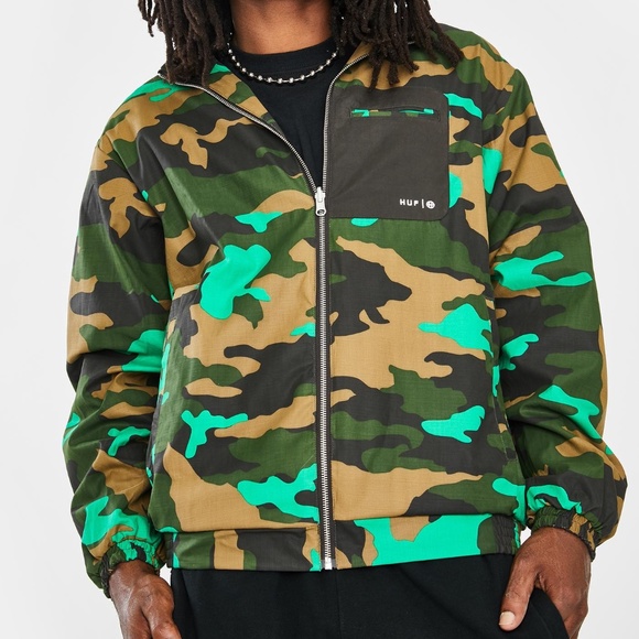 HUF Other - NWT HUF Cambridge Harrington Jacket Camo